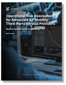 Operational Risk Assessment for Advanced Air Mobility Third-Party Service Providers 