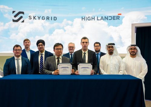 SkyGrid and High Lander Sign MOU